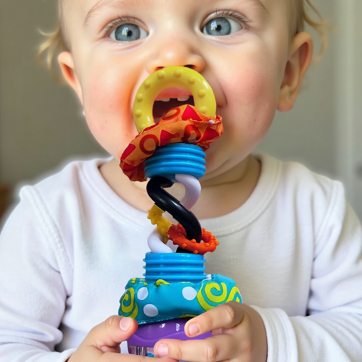 Playgro Skallra & Bitleksak Super Shaker+3m