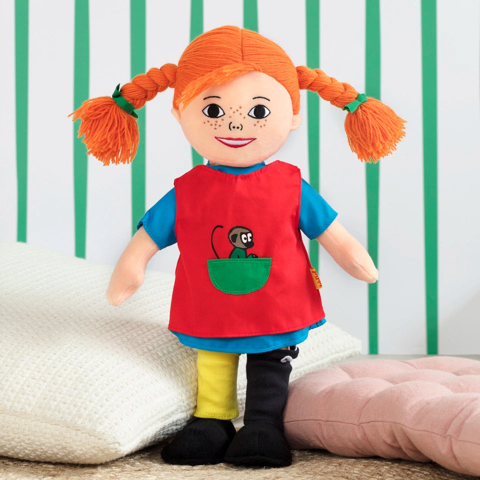 Pippi Taldocka med 6 olika språk 40cm