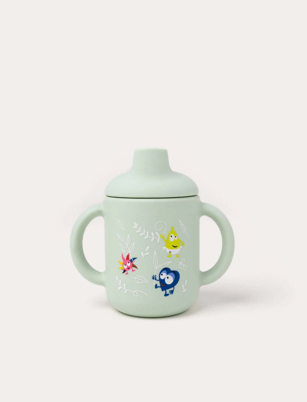 Babblarna Silikonmugg med lock I naturen (10,5 × 11cm)