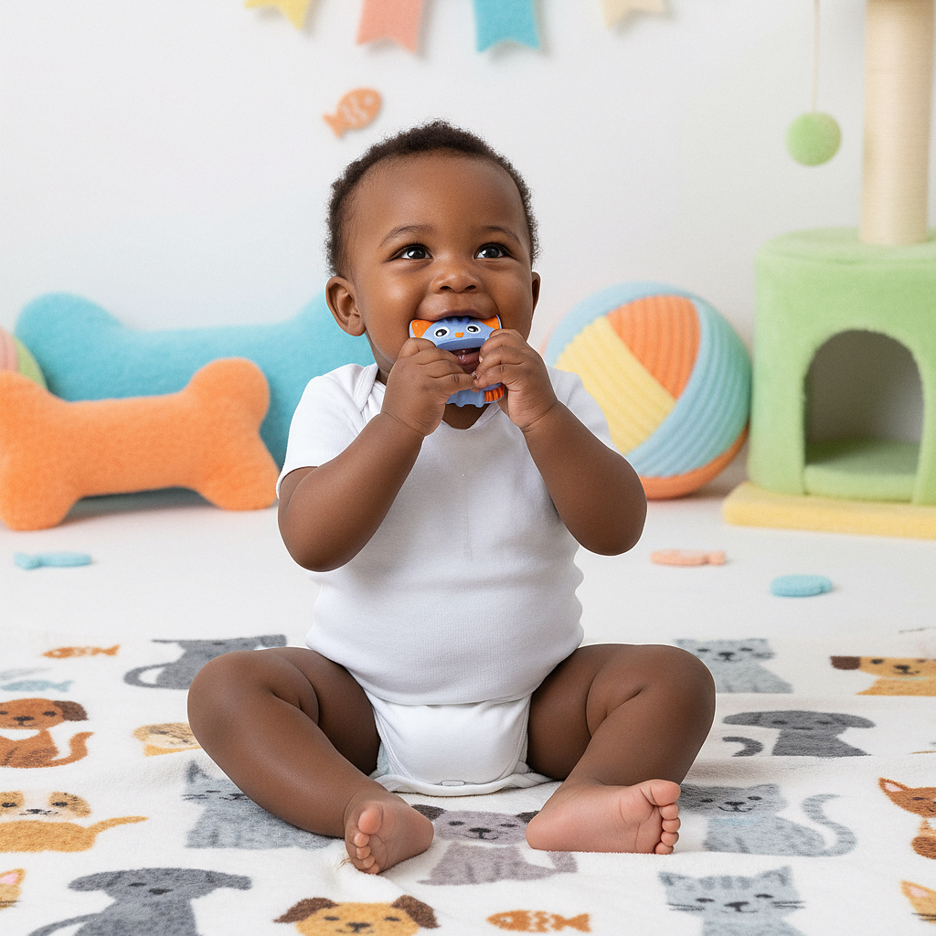 Playgro Bitleksak i silikon 2-pack +3m