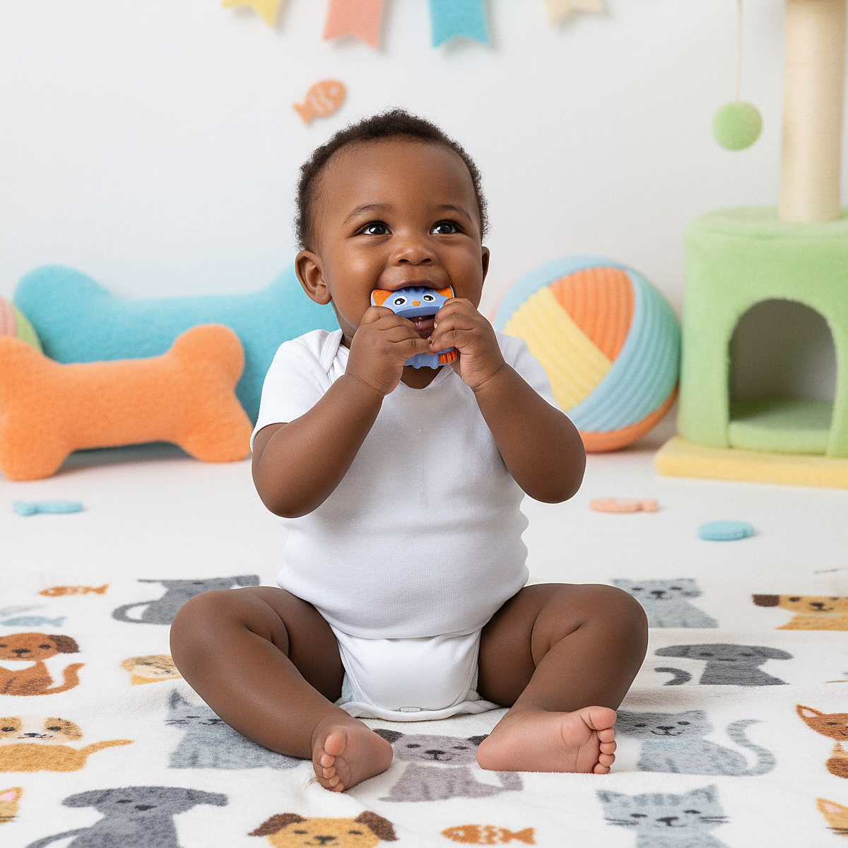 Playgro Bitleksak i silikon 2-pack +3m