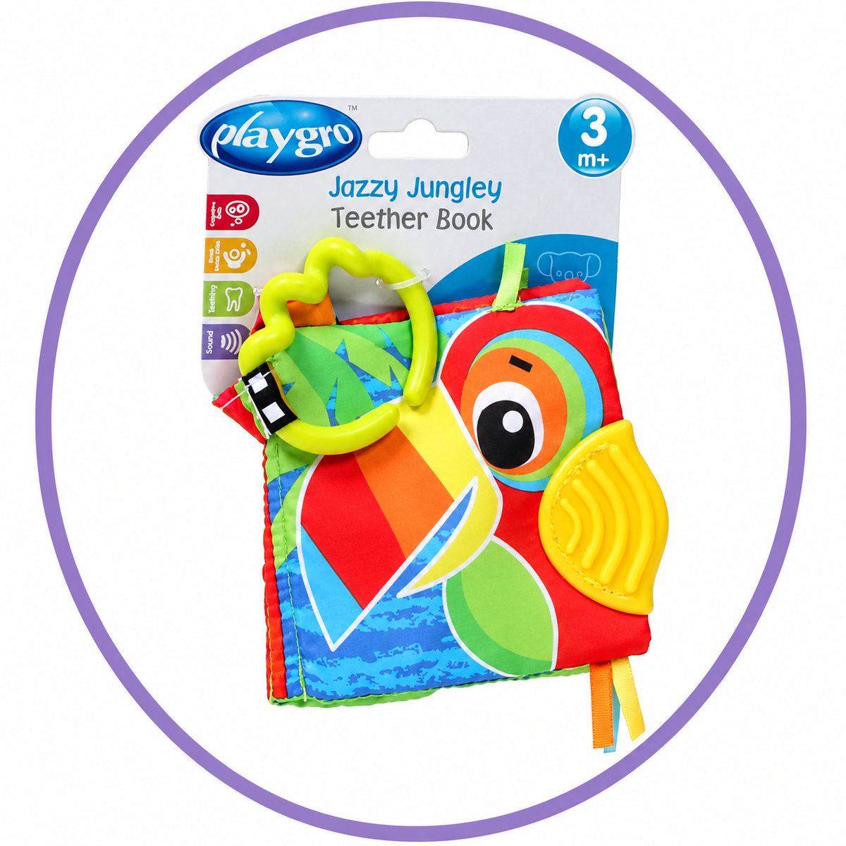 Playgro Bitleksaksbok Jazzy Jungle +3m