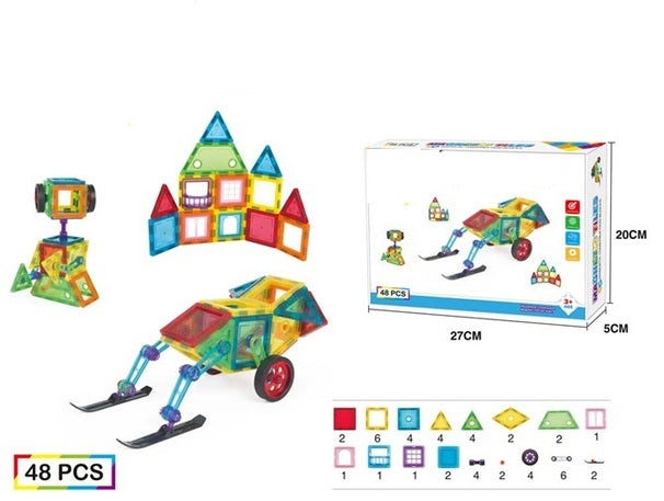 Magmaster Magnetic Construction Blocks (48 delar)