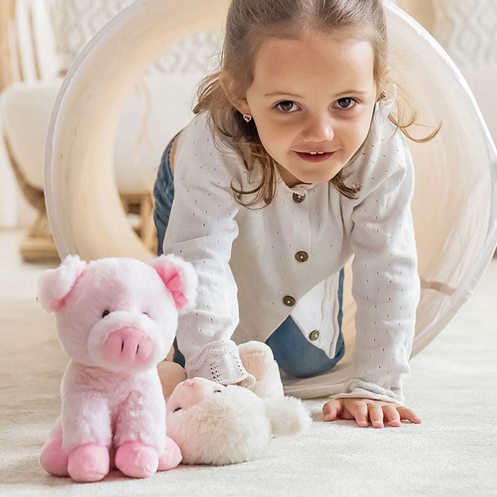 Teddykompaniet Gosedjur Teddy Farm Sittande Gris 18cm