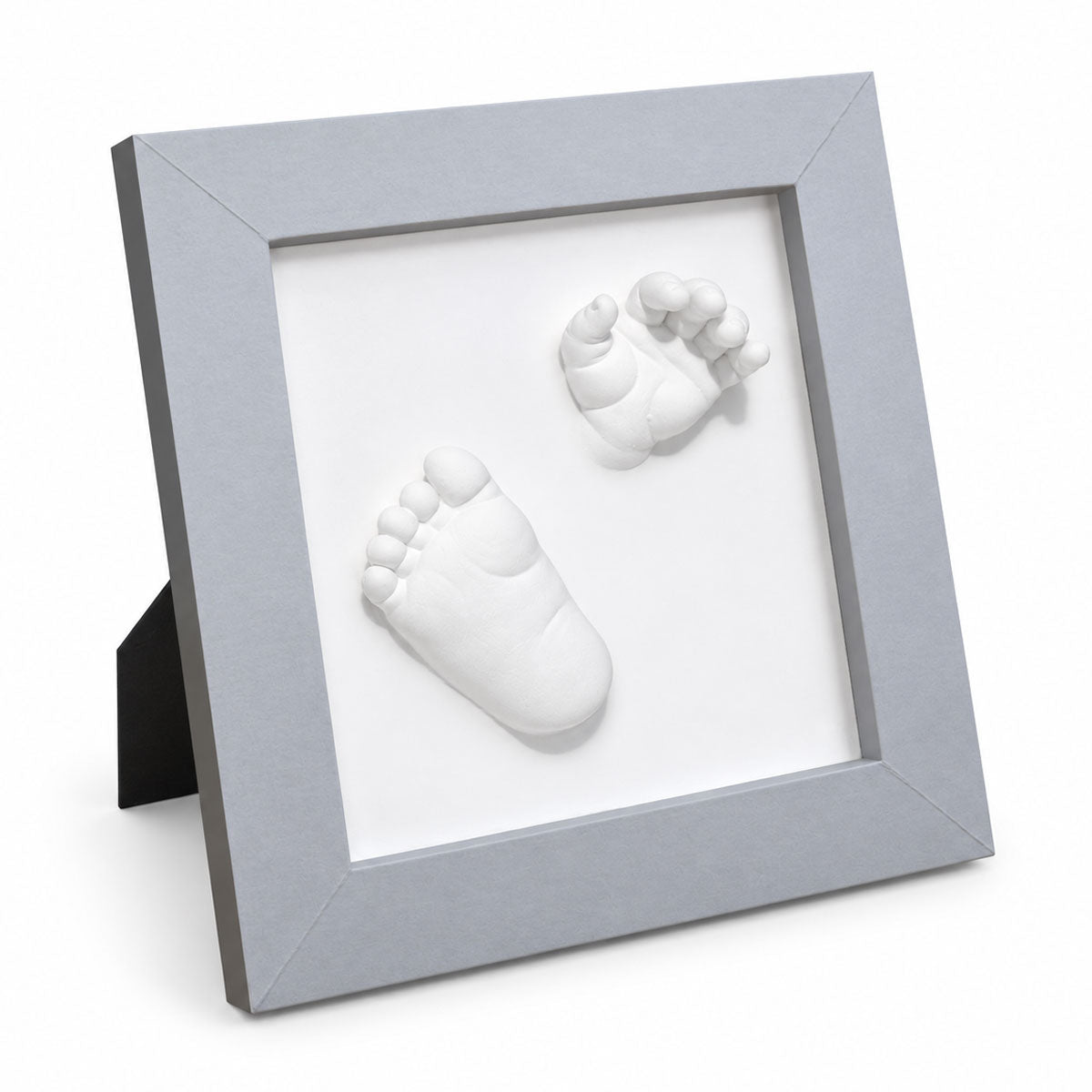 Dooky Hand & Fotavtryck 3d med silverram (23x23cm)