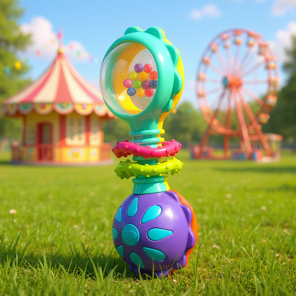 Playgro Skallra Twisting Barbell Rattle +3m