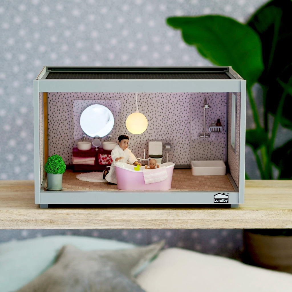 Lundby Dockhusmöbler Badkarset