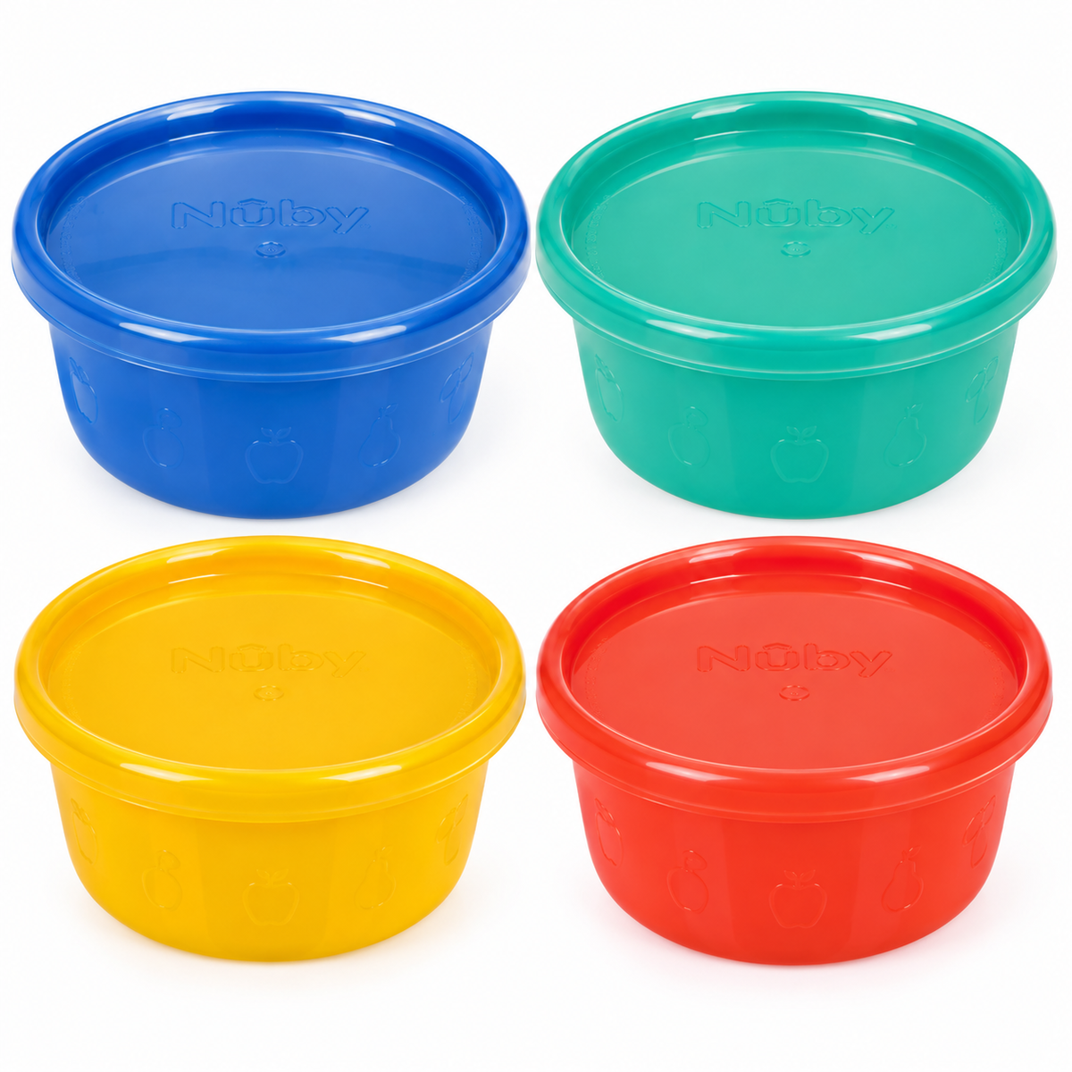 Nuby Skålset för snacks +3m (4-pack, 40ml)