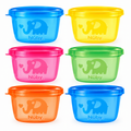 Nuby Skålset för snacks +3m (6-pack, 300ml)