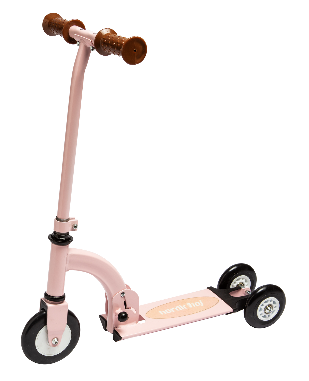 Nordic Hoj Sparkcykel 4 Hjul Rosa