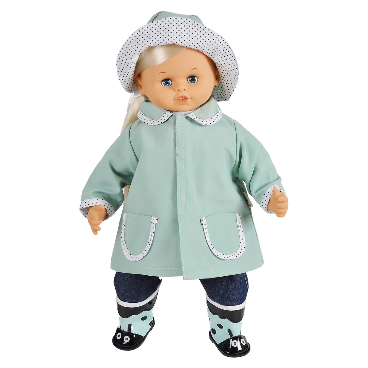 Dockkläder Regnjacka & hatt (För 41-46cm dockor)