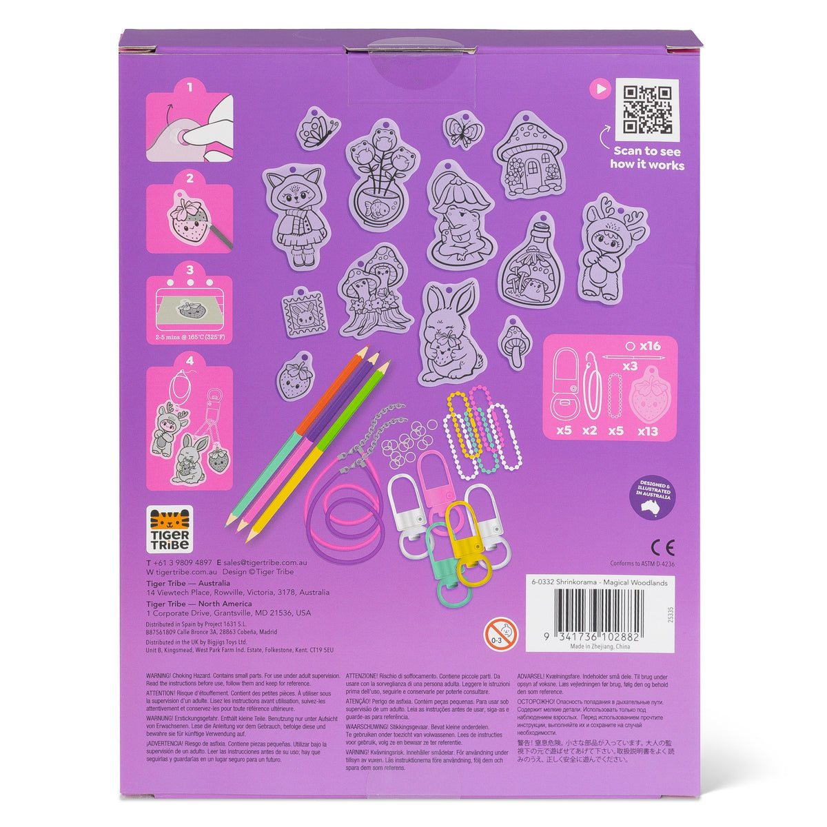 Tiger Tribe Pysselbox Shrinkorama Magical Woodlands – bild 11