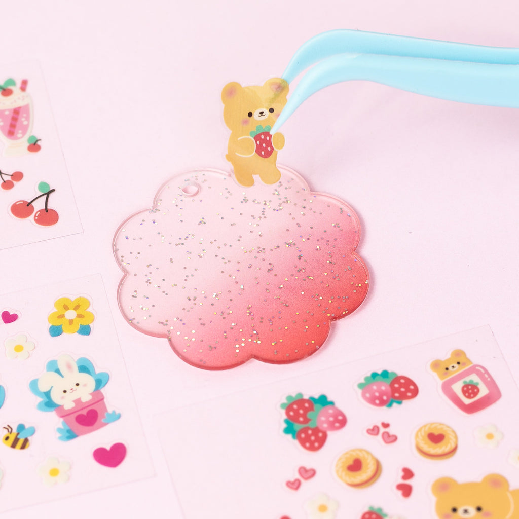 Tiger Tribe Klistermärken Sticker Craft Kit Kawaii Bag Charms – bild 6