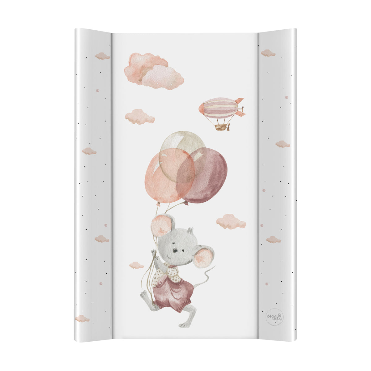 Ceba Baby Skötbädd Flygande Mus med höga kanter (70x50cm)