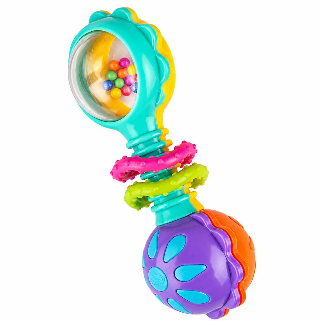 Playgro Skallra Twisting Barbell Rattle +3m