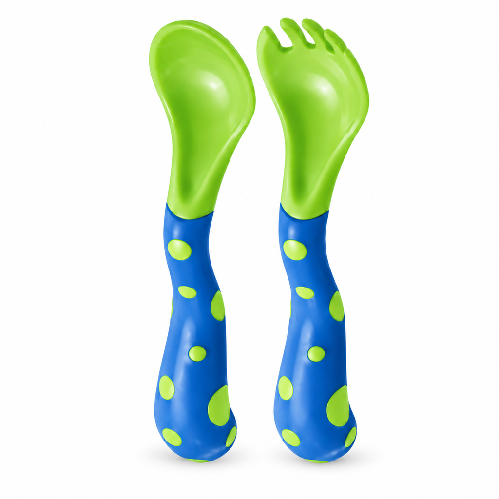 Nuby Träningssked & Gaffel +12m (2st)