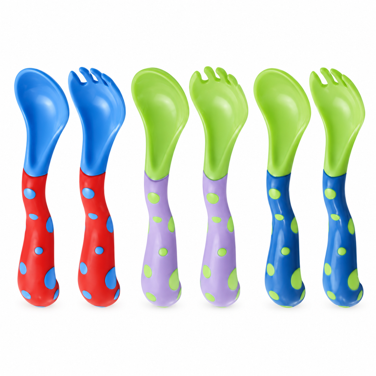 Nuby Träningssked & Gaffel +12m (2st)