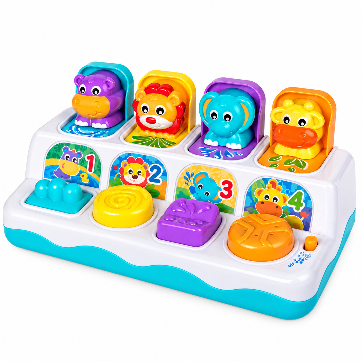 Playgro Pop Up Jungle Pals med ljud och ljus