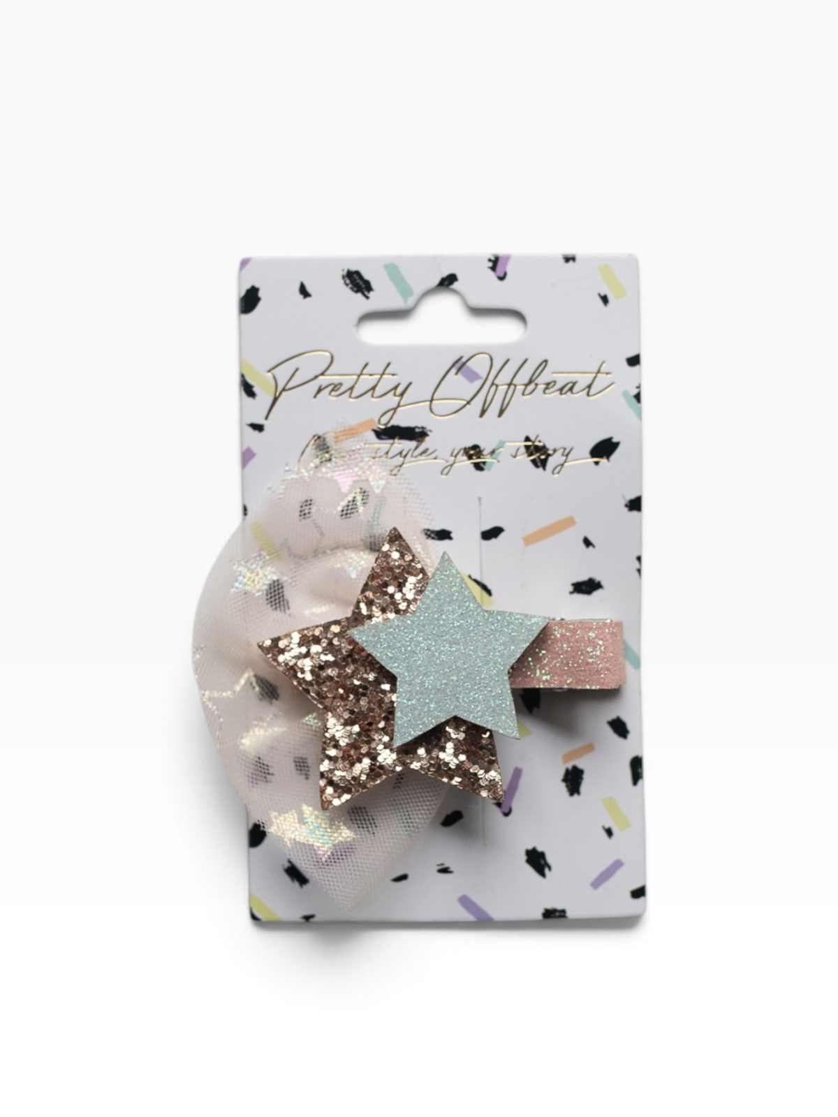 Pellianni Hårspänne Double Star Mint