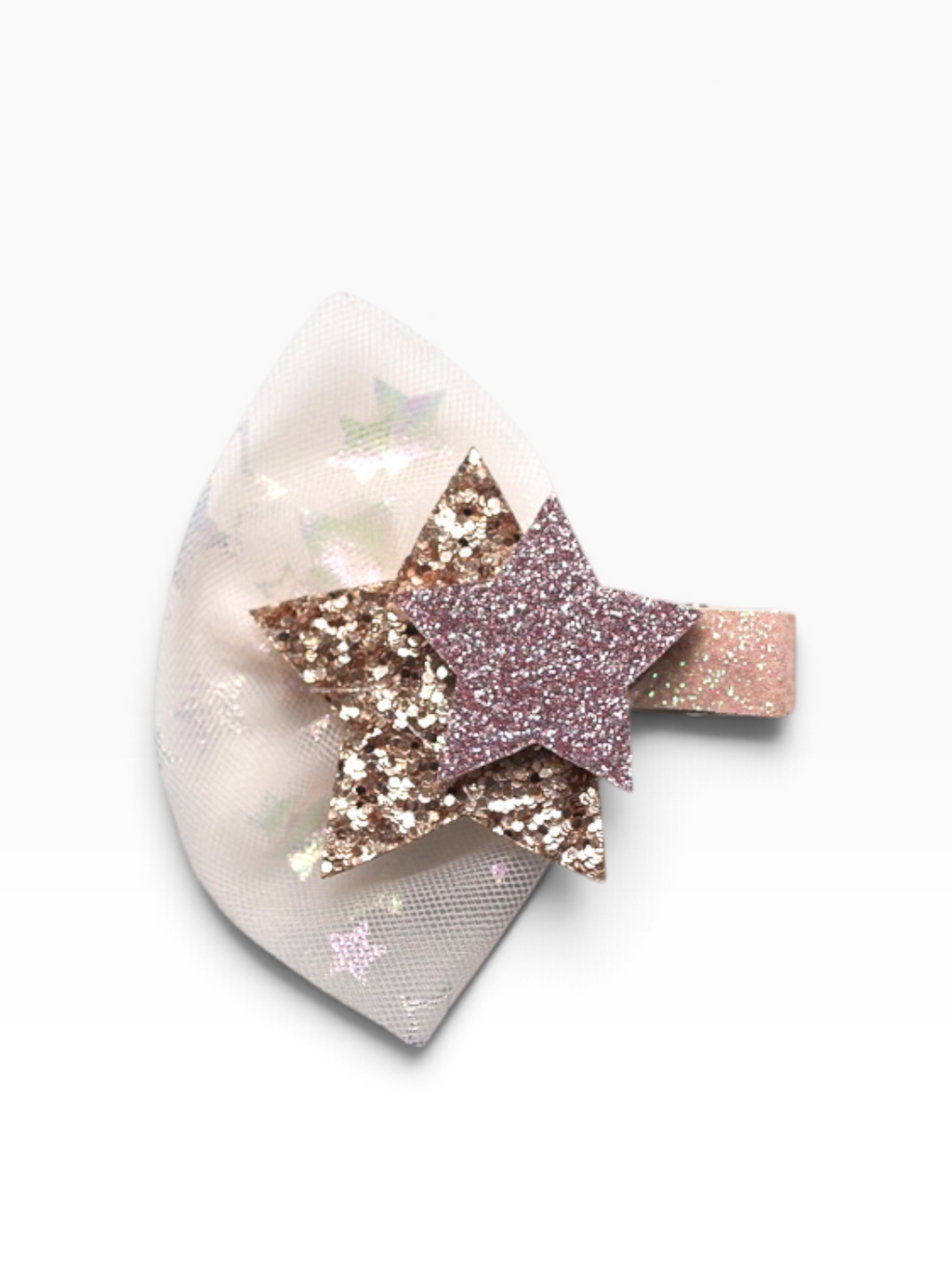 Pellianni Hårspänne Double Star Rosa