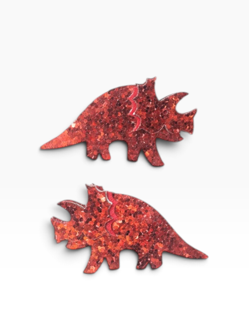 Pellianni Hårspännen Dino Triceratops (2st)