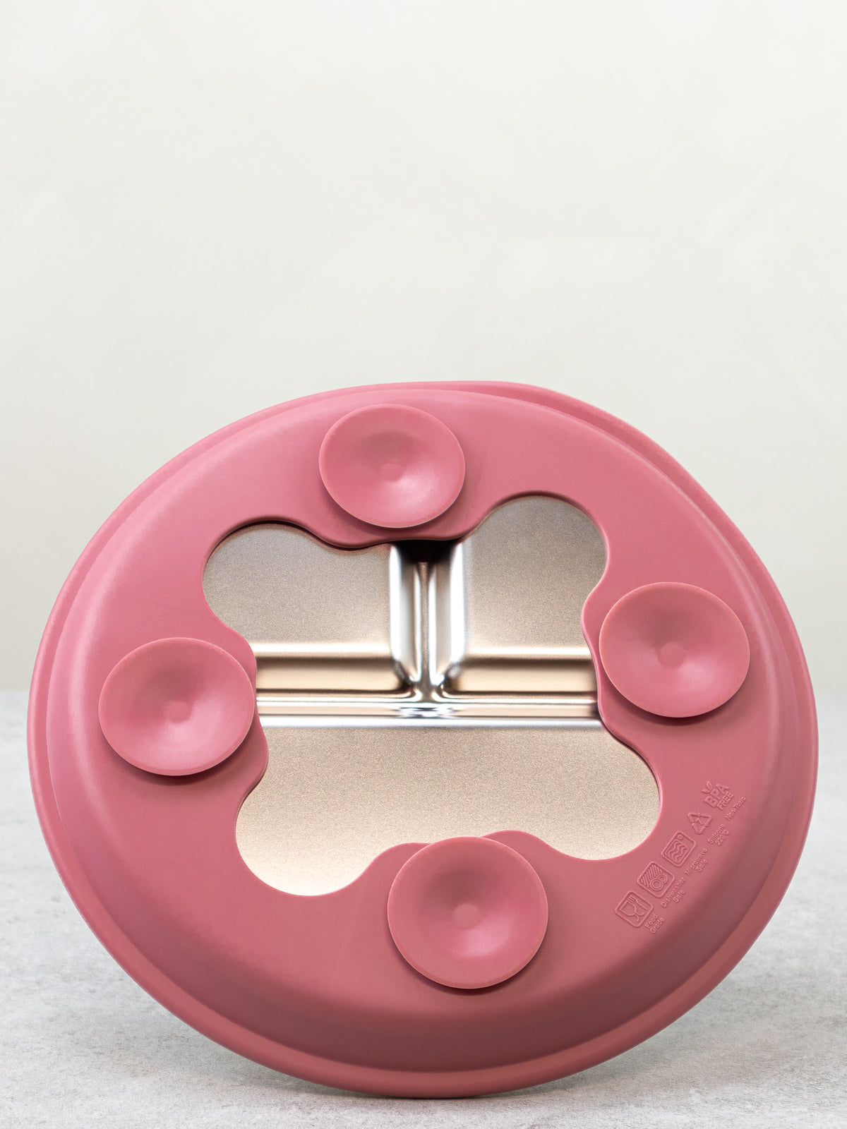 Lily & Lo Matset med sektionstallrik, skål & bestick Blush