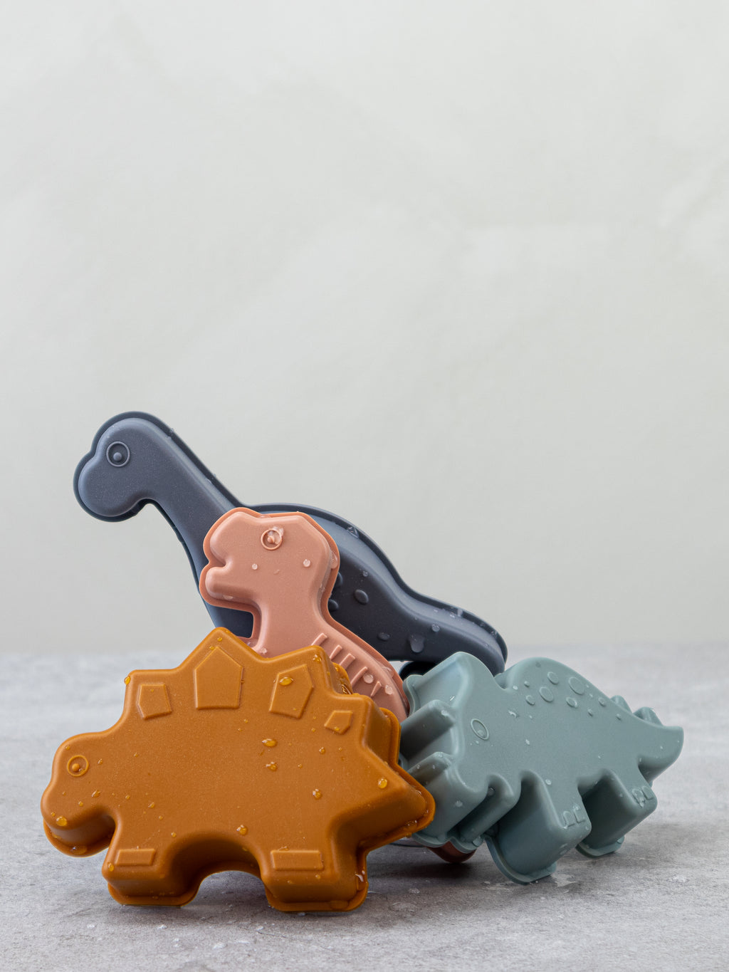 Lily & Lo Sandformar Silikon Dinosaur (4-pack)