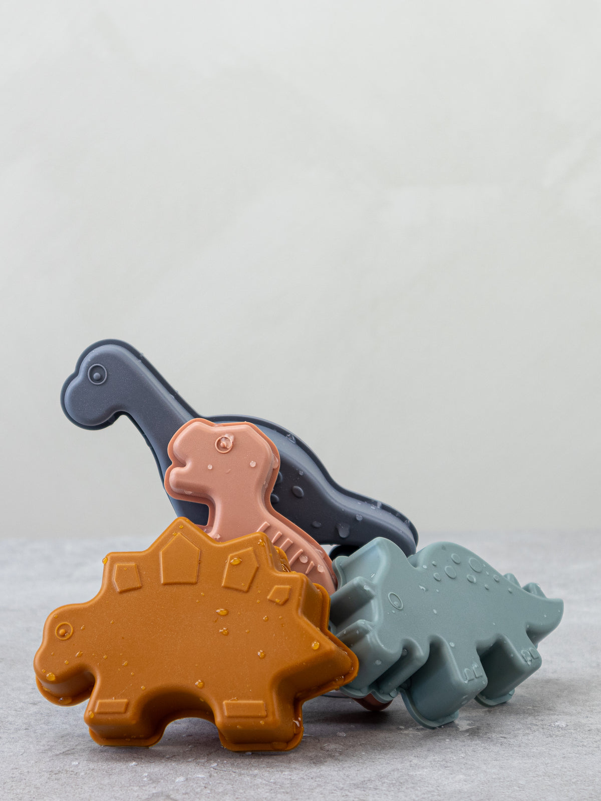 Lily & Lo Sandformar Silikon Dinosaur (4-pack)