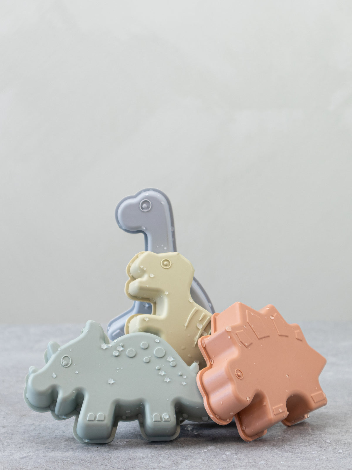 Lily & Lo Sandformar Silikon Dinosaur (4-pack)