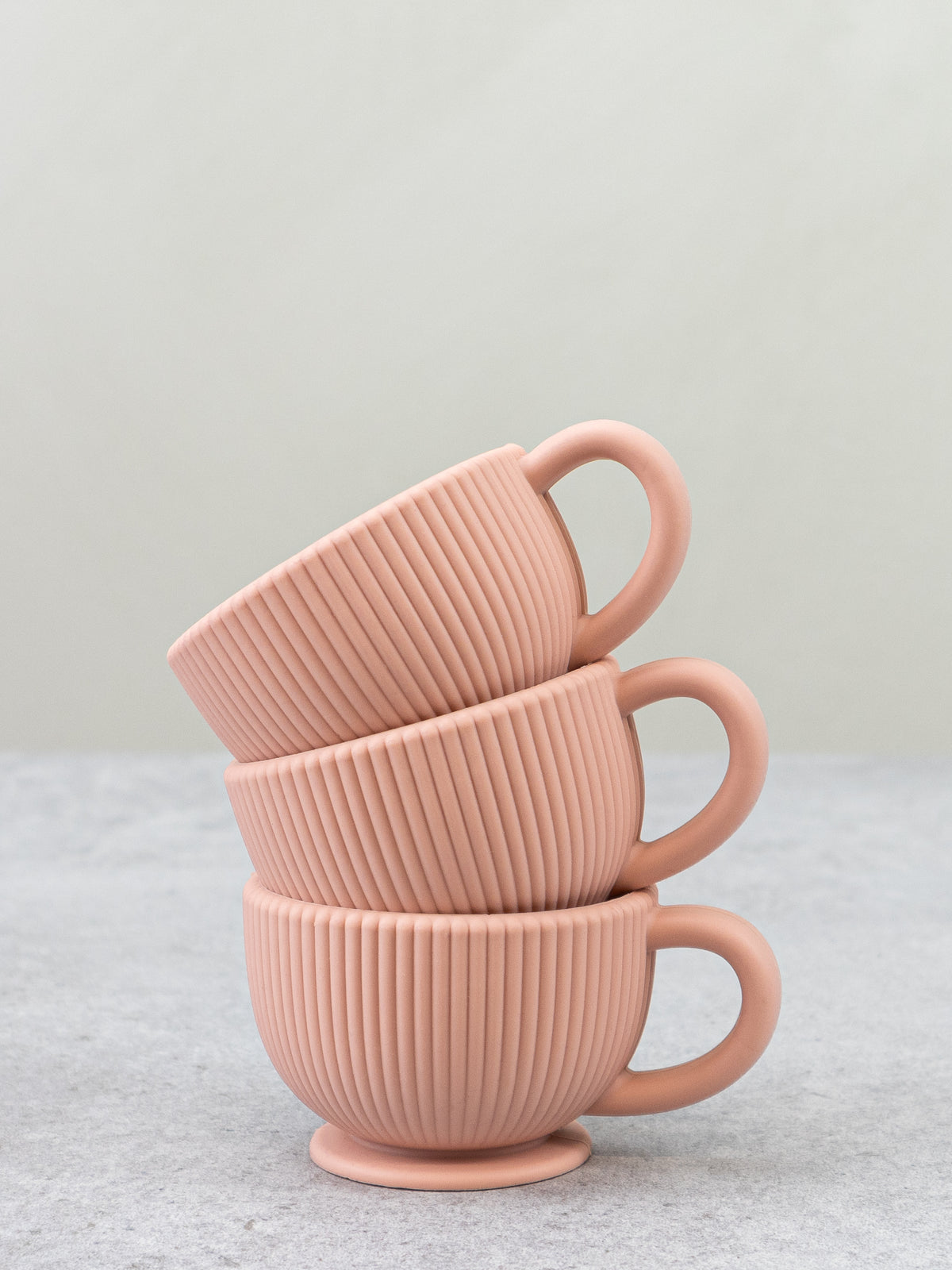Lily & Lo Paket Teservis Silikon Sage Green & Dusty Peach (2-pack)