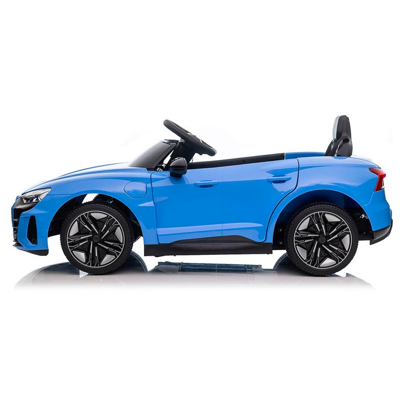 Azeno AUDI RS E-Tron GT Blå elbil för barn bild från sidan
