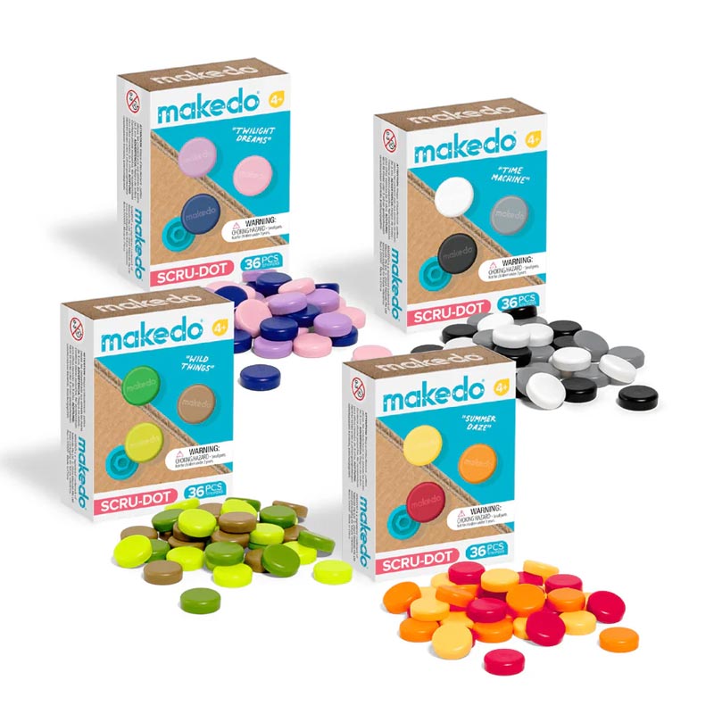 Makedo Byggdelar Scru-Dot Wild Things
