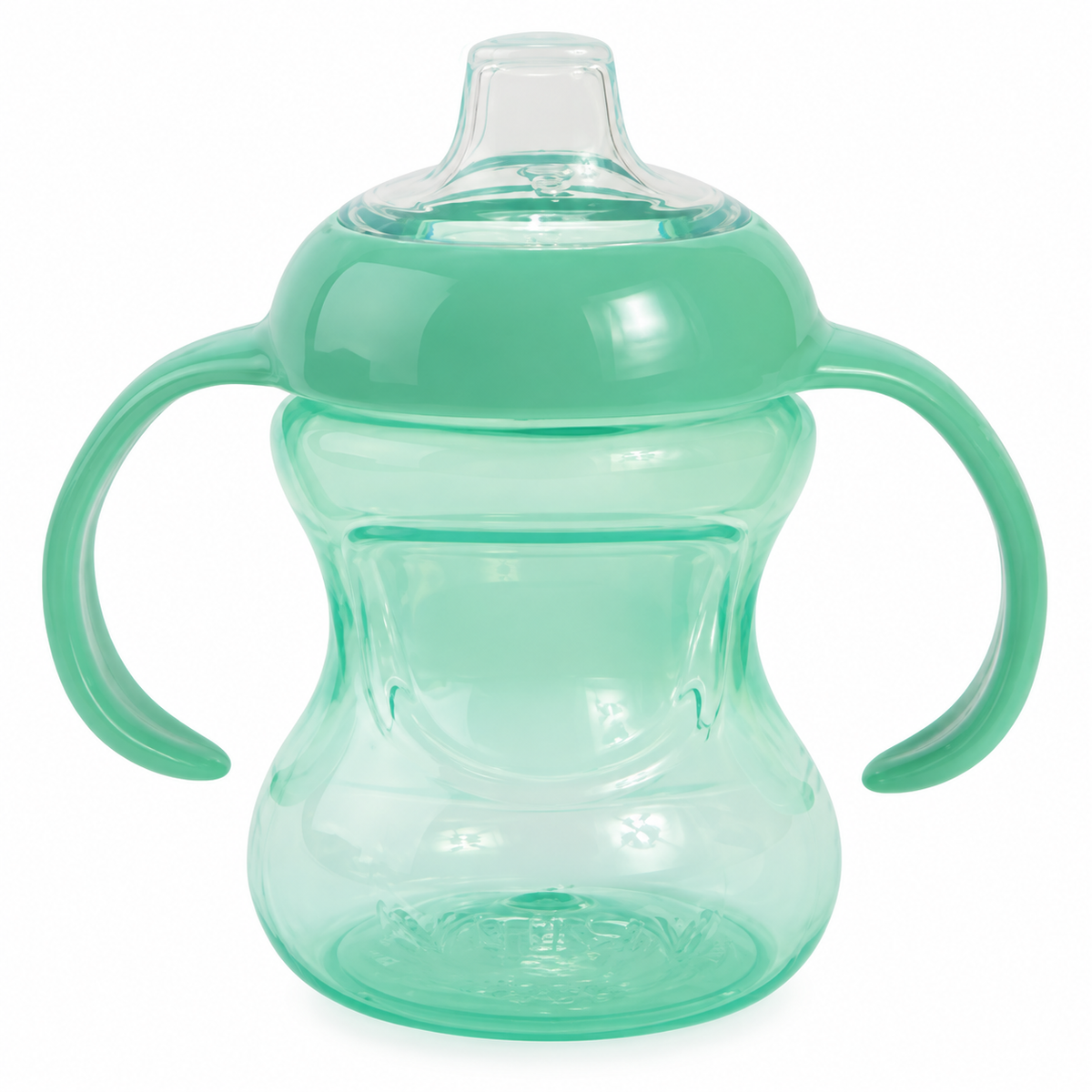 Nuby Mini Mugg med handtag Easy Grip Grön +4m (150ml)