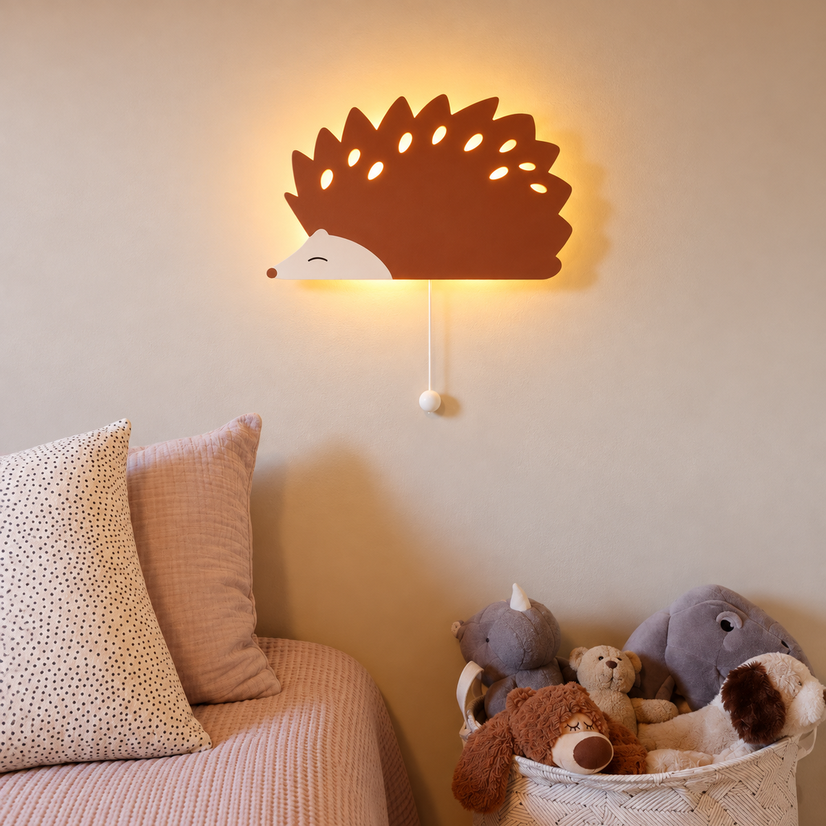 Oh, Poppy! Vägglampa Thea Igelkott