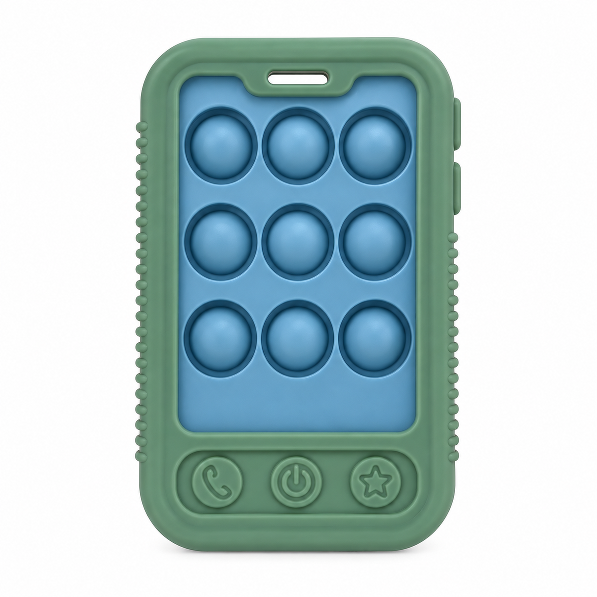 Nuby Bitleksak Telefon Grön/Blå +3m