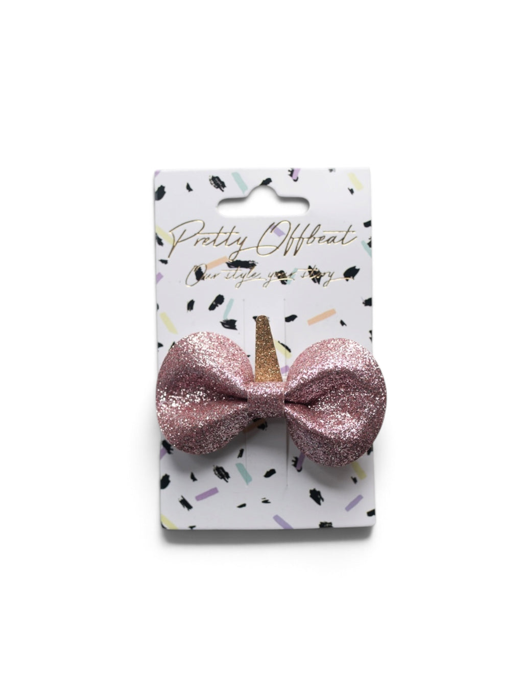 Pellianni Hårspänne Unicorn Bow Rosa
