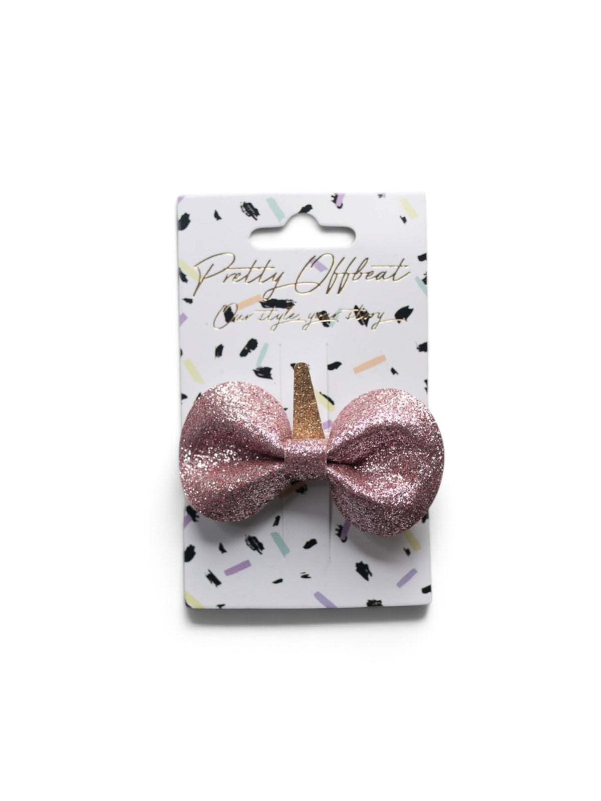 Pellianni Hårspänne Unicorn Bow Rosa