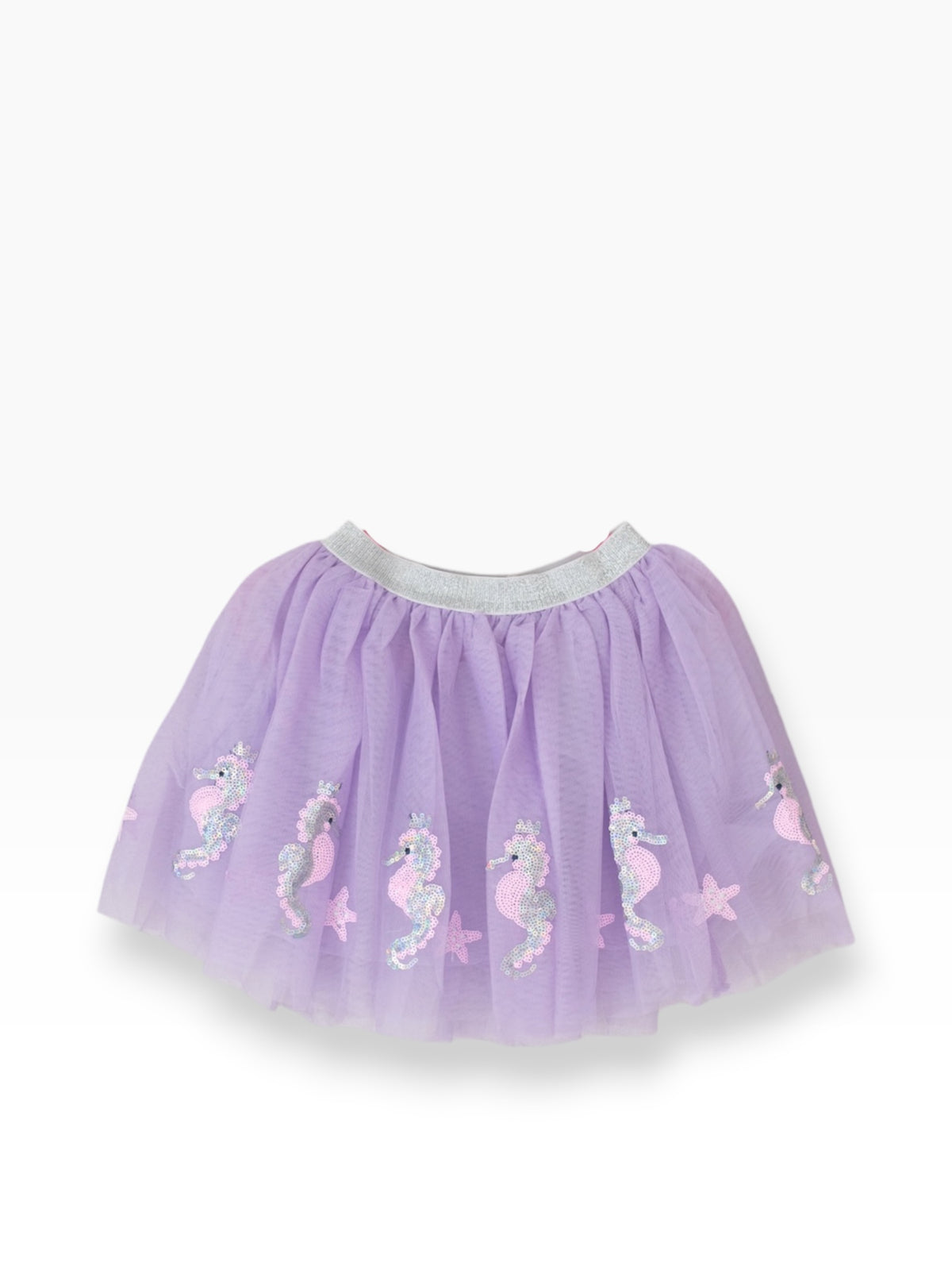 Pellianni Sequin Tutu Lila med Sjöhästar