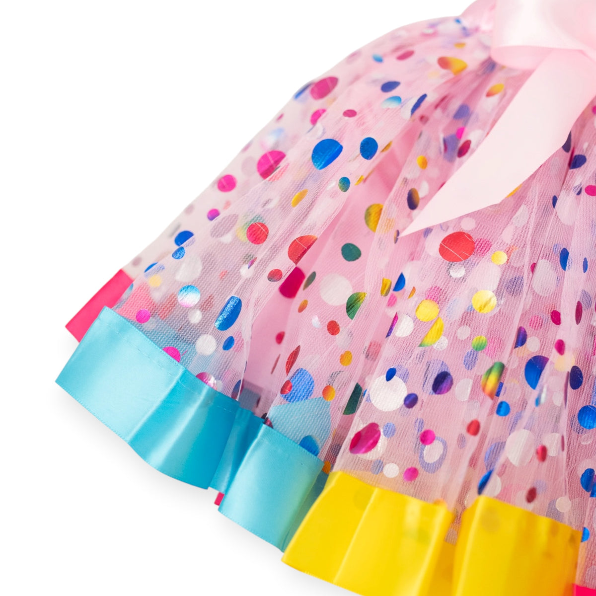 Pellianni Premium Layered Tutu Rosa med Prickar