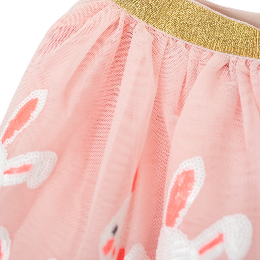 Pellianni Sequin Tutu Rosa med Kaniner