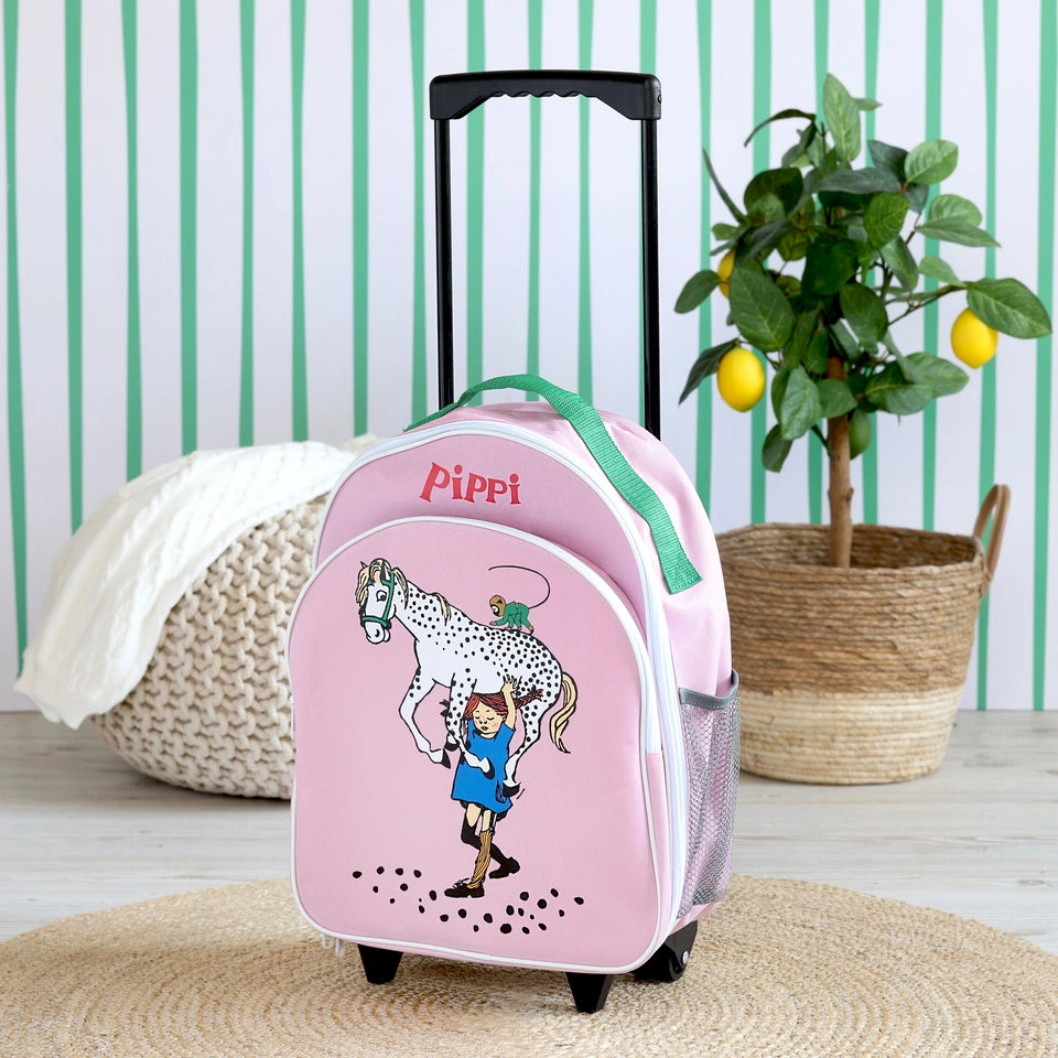 Pippi Rullväska Rosa med handtag
