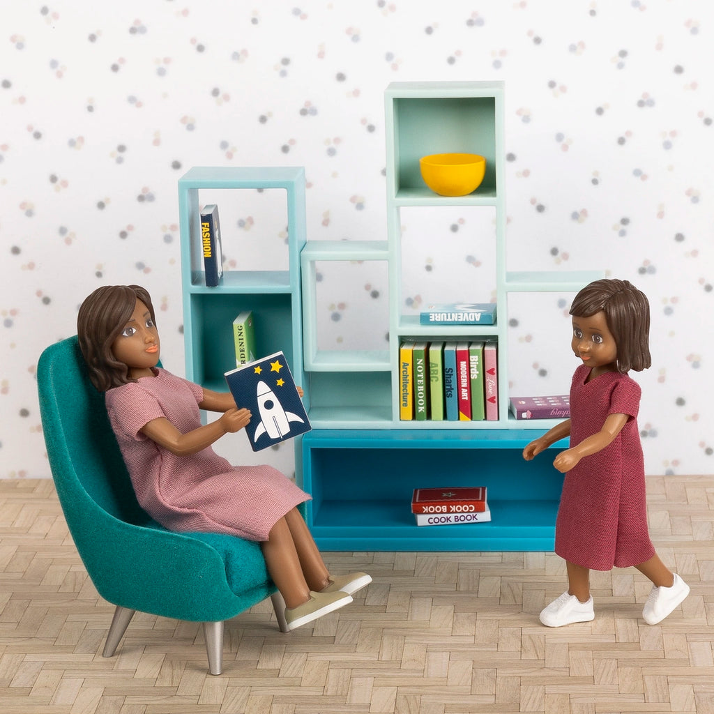 Lundby Dockhusmöbler Bokhylleset
