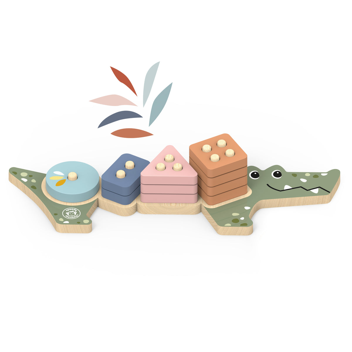 Speedy Monkey Stapelleksak Stack & Sort Crocodile