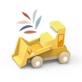 Speedy Monkey Bulldozer i trä
