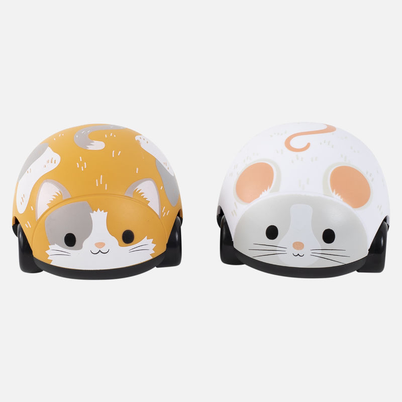 Tiger Tribe Leksaksbil Cat and Mouse Pull-backs (2st)