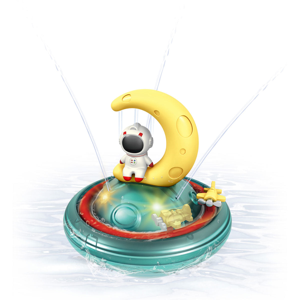 Carlo Baby Vattensprutande Astronaut med ljus +12m