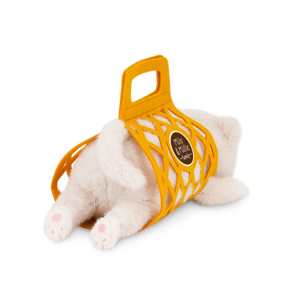Orange Toys Gosedjur Milo & Millie Milo Vit Katt (35cm)