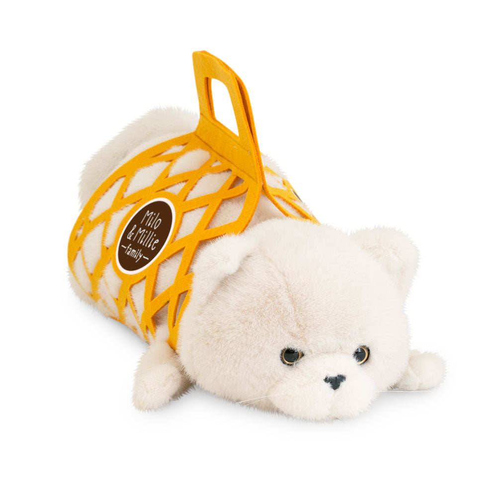 Orange Toys Gosedjur Milo & Millie Milo Vit Katt (56cm)