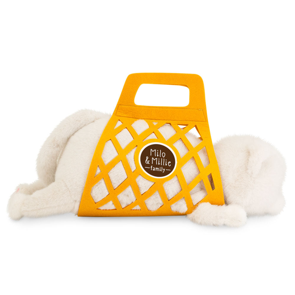 Orange Toys Gosedjur Milo & Millie Milo Vit Katt (56cm)