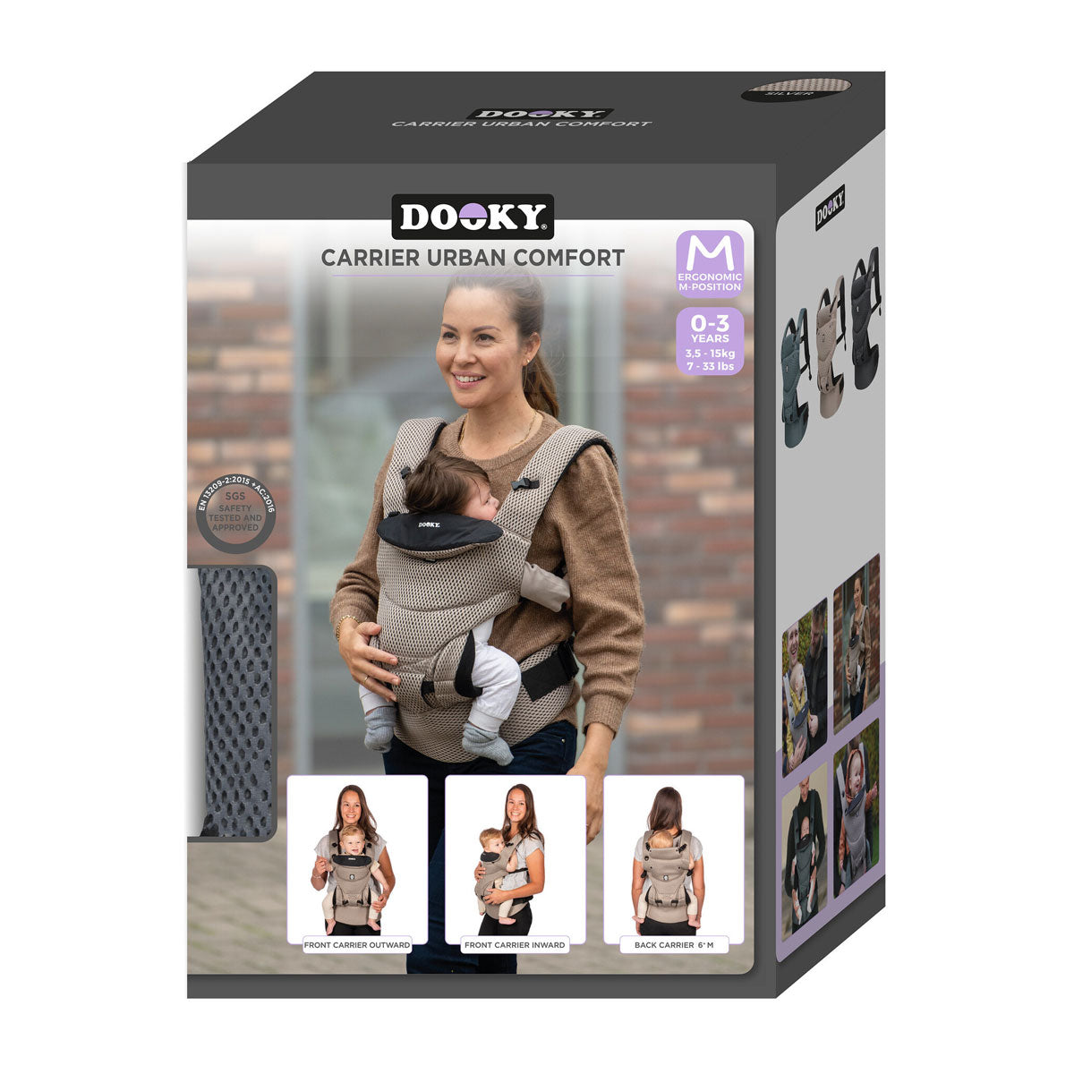 Dooky Bärsele Urban Comfort Grey Sapphire (3,5-15kg)